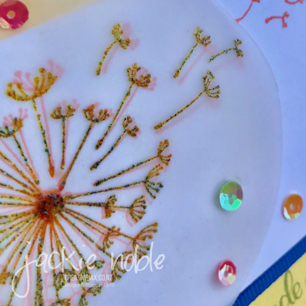 Brusho Embossed Vellum Lantern All Star Tutorial Bundle July Blog Hop