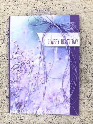 Gorgeous Grape Birthday Card